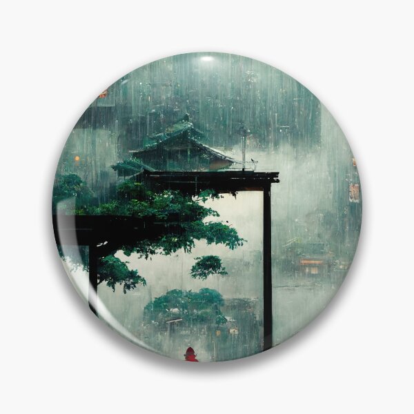 Item preview, A rainy and Moody day somewhere in Japan (lofi) No. 6 designed and sold by WolfPack-Art.