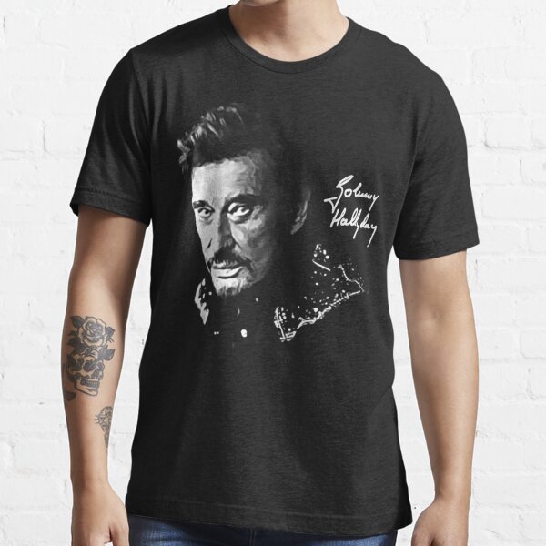 Signature de Johnny Hallyday T-shirt classique T-shirt essentiel