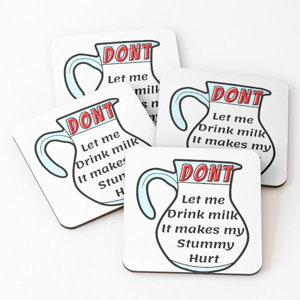 Item preview, Dont let me drink milk it makes my tummy hurt  designed and sold by Rolmani-shop.