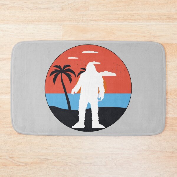Item preview, Big foot shirts for men, big foot hats, big foot stickers, big foot o'clock, big foot masks, big foot phone cases, big foot shower curtain, big foot mats  designed and sold by Poussyarts.