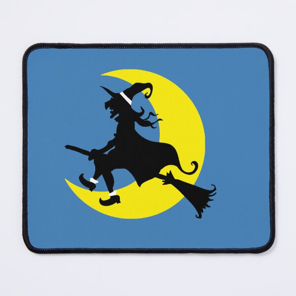 Item preview, Halloween Witch flying over crescent moon designed and sold by eevee135.