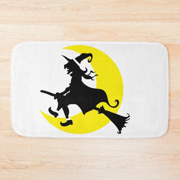 Item preview, Halloween Witch flying over crescent moon designed and sold by eevee135.