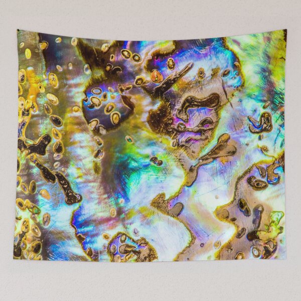 Item preview, Abstract Paua Abalone Shell Texture Pattern, Polished Paua Abalone Shell, Multicolor Paua Abalone Shell Haliotis Background, Shiny Mother Of Pearl Paua Abalone Shell designed and sold by Trendymotion.