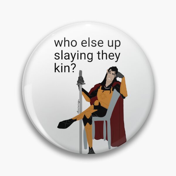 Item preview, (BLACK TEXT, TRANSPARENT) Kinslaying Swag designed and sold by Aristartled.
