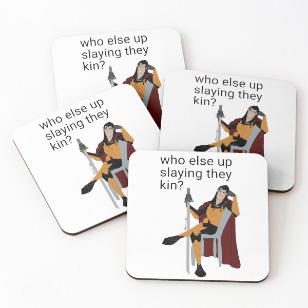 Item preview, (BLACK TEXT, TRANSPARENT) Kinslaying Swag designed and sold by Aristartled.