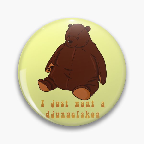 Item preview, I Just Want a Djungelskog Ikea Bear Cartoon designed and sold by ellabirch.