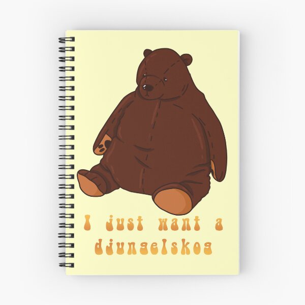 Item preview, I Just Want a Djungelskog Ikea Bear Cartoon designed and sold by ellabirch.