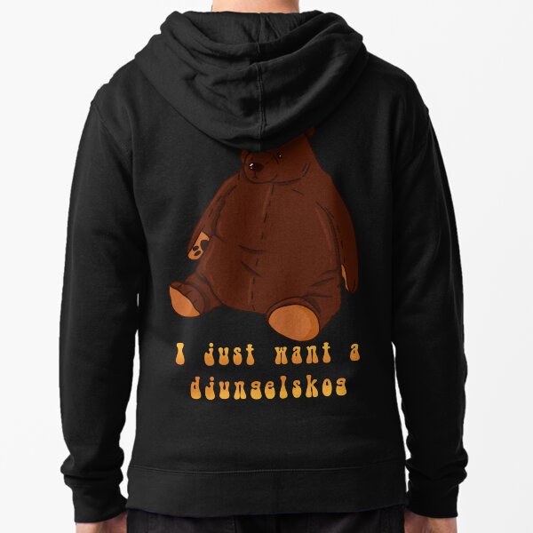 Item preview, I Just Want a Djungelskog Ikea Bear Cartoon designed and sold by ellabirch.