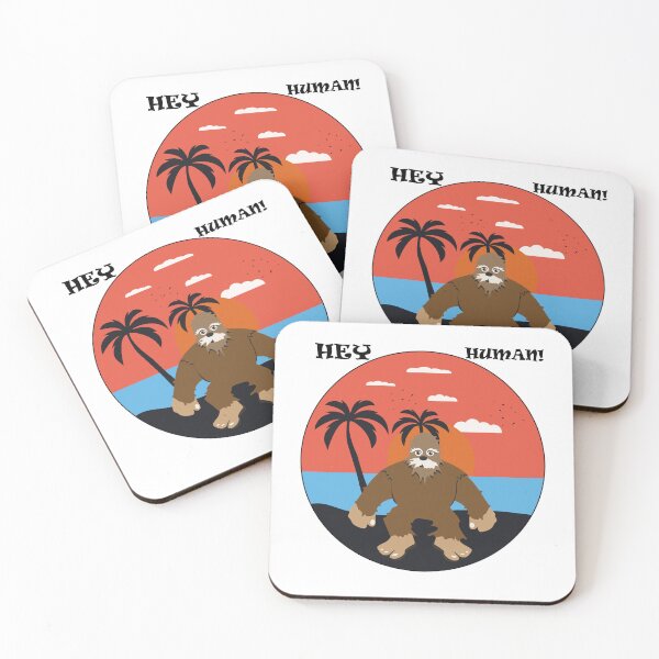 Item preview, Big foot hey human shirts for men, big foot hey human hats, big foot hey human stickers, big foot hey human o'clock, big foot hey human masks, big foot hey human phone cases  designed and sold by Poussyarts.