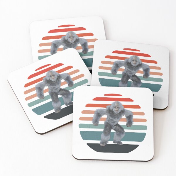Item preview,  Big foot shirts for men, big foot hats, big foot stickers, big foot o'clock, big foot masks, big foot phone cases, big foot shower curtain, big foot mats  designed and sold by Poussyarts.