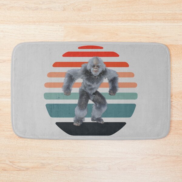 Item preview,  Big foot shirts for men, big foot hats, big foot stickers, big foot o'clock, big foot masks, big foot phone cases, big foot shower curtain, big foot mats  designed and sold by Poussyarts.