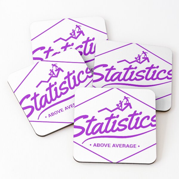 Item preview, Statistics Above Average Purple designed and sold by Deep End Design.