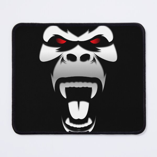 Item preview, Gorilla with red eyes angry face designed and sold by Nambaro.
