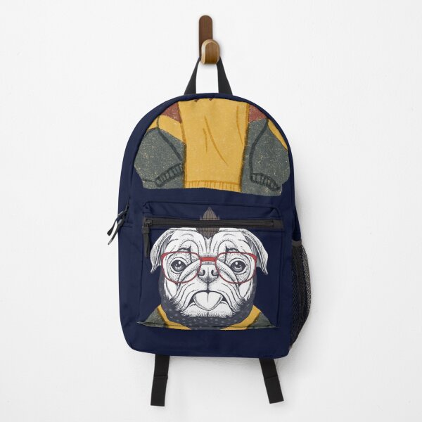 Item preview, Cozy Pug with a mohawk chillin in his hoodie designed and sold by tmdaliggr.