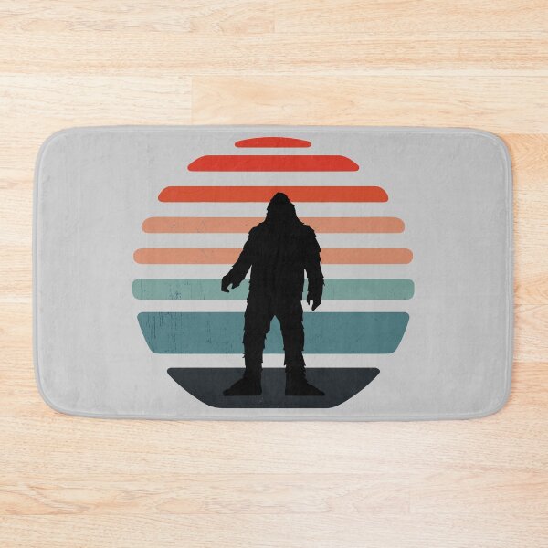 Item preview, Big foot shirts for men, big foot hats, big foot stickers, big foot o'clock, big foot masks, big foot phone cases, big foot shower curtain, big foot mats  designed and sold by Poussyarts.