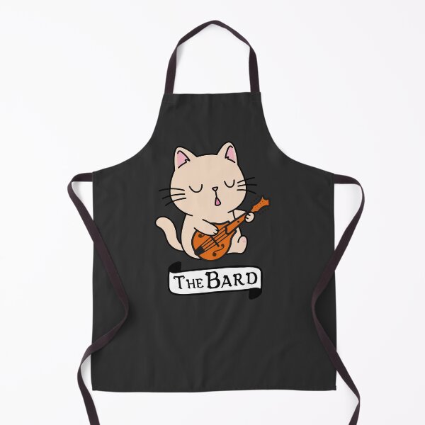 Item preview, The Bard | DnD Gamer Cat designed and sold by Cute N' Nerdy Shop.