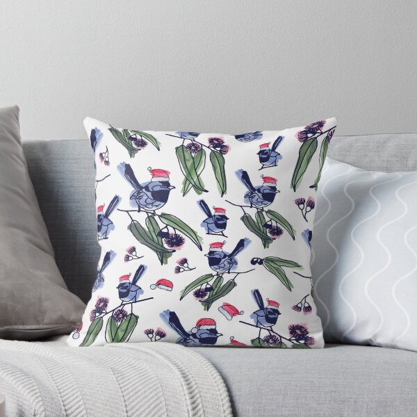 Item preview, Fairy Wren Watercolour Sketch Christmas designed and sold by Redhillcreative.