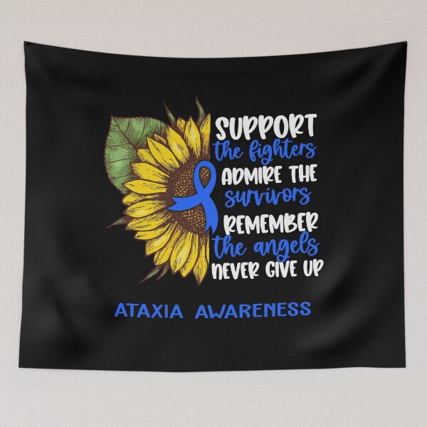 Item preview, Ataxia Awareness - Support the Fighters Admire the Survivors Remember the Angels Never Give Up designed and sold by whlrcheryl.