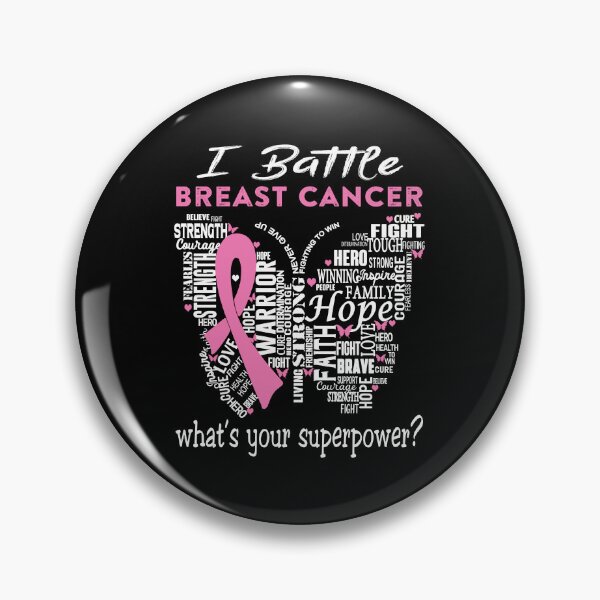 Item preview, Breast Cancer Warrior - I Battle Breast Cancer What is your Superpower? designed and sold by KirstybShop.