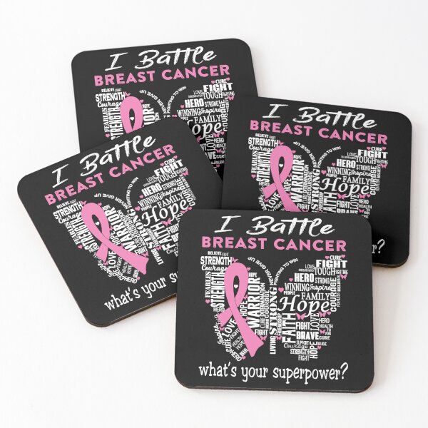 Item preview, Breast Cancer Warrior - I Battle Breast Cancer What is your Superpower? designed and sold by KirstybShop.