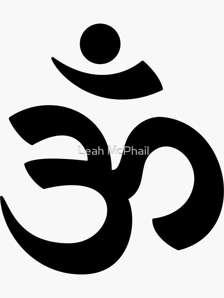 Om in Black by LeahMcPhail