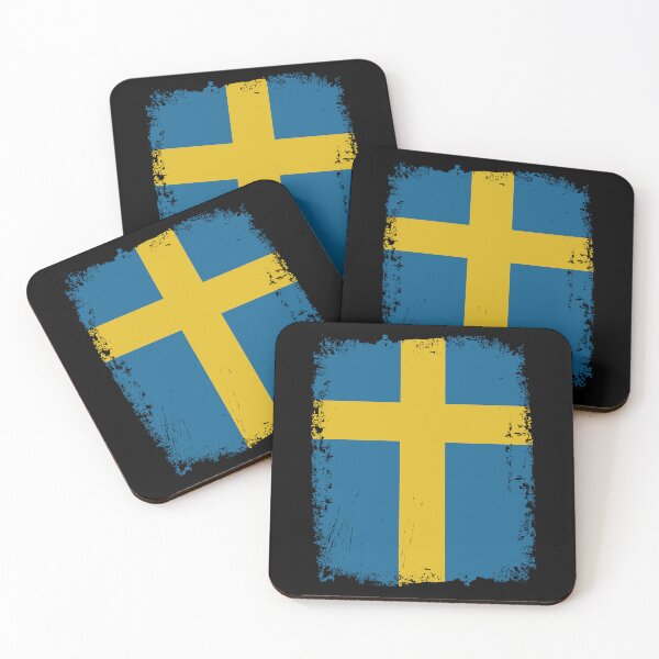 Item preview, Sweden Flag Distressed designed and sold by rafaeltto.