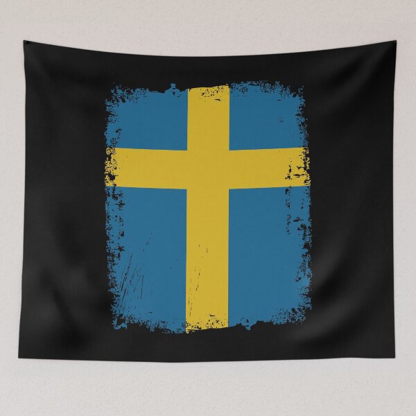 Item preview, Sweden Flag Distressed designed and sold by rafaeltto.