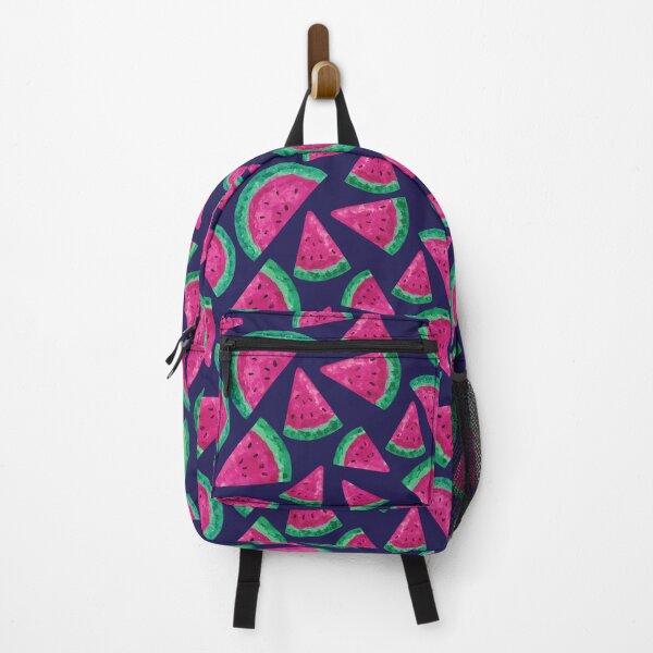 Item preview, Navy Painterly Watermelons designed and sold by Redhillcreative.