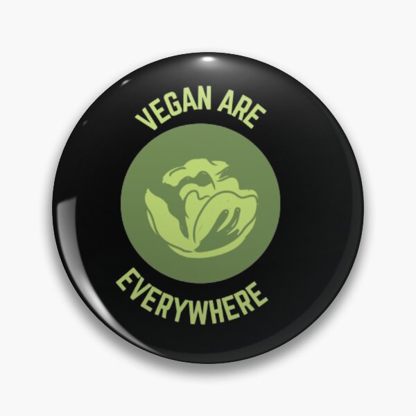 Item preview, Vegan are everywhere logo designed and sold by The Trend Shopl.