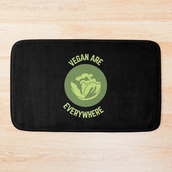 Item preview, Vegan are everywhere logo designed and sold by The Trend Shopl.