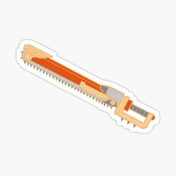 40K Chainsword Sticker