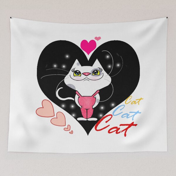 Item preview, Thinking of good friends - A homesick kitten (cat)  designed and sold by Shirley cute art .
