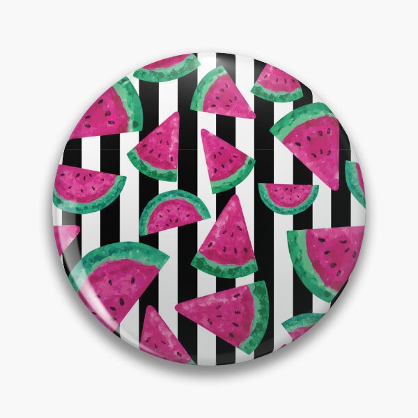 Item preview, Painterly Watermelons Classic Stripe designed and sold by Redhillcreative.