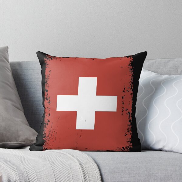 Artikelvorschau, Switzerland Flag Distressed entworfen und verkauft von rafaeltto.