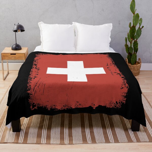 Artikelvorschau, Switzerland Flag Distressed entworfen und verkauft von rafaeltto.