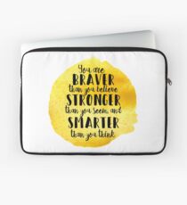 Braver than you think Laptop Sleeve