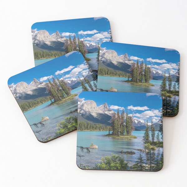 Item preview, Spirit Island on Maligne Lake in Jasper National Park designed and sold by mkopka.