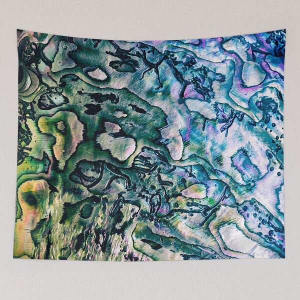 Item preview, Abstract Paua Abalone Shell Texture Pattern, Polished Paua Abalone Shell, Multicolor Paua Abalone Shell Haliotis Background, Shiny Mother Of Pearl Paua Abalone Shell designed and sold by Trendymotion.