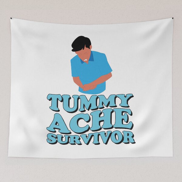 Item preview, Funny Vintage Tummy Ache Survivor Stomachache IBS designed and sold by Tatus Brinal.
