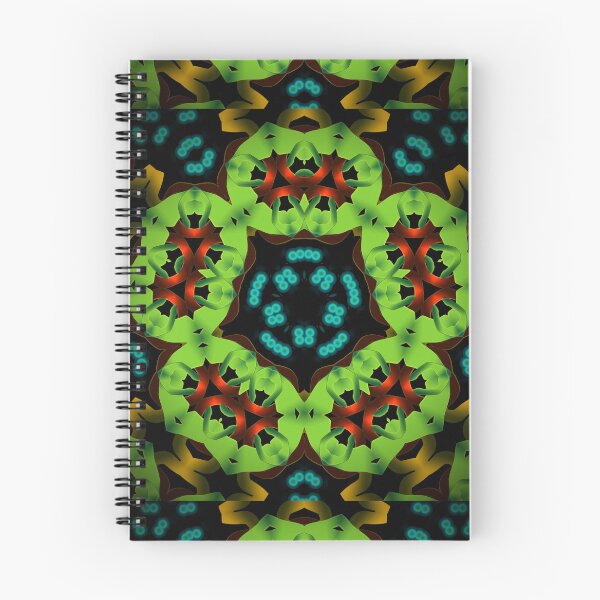 Item preview, Seamless Green Pixel Mandala bulbs designed and sold by Afro-spirit-art.