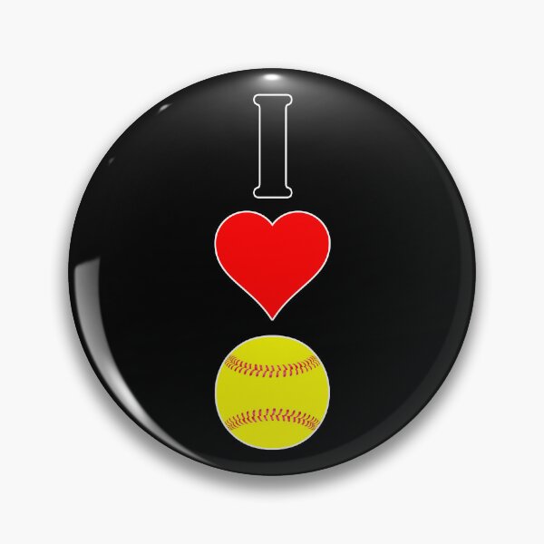 Item preview, I Love Fastpitch Softball I Heart Softball designed and sold by SportsStars.