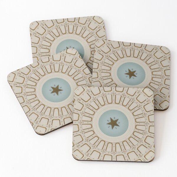 Item preview, Texas Lone Star State Rotunda Ceiling design in the Texas State Capitol in Austin TX designed and sold by mkopka.
