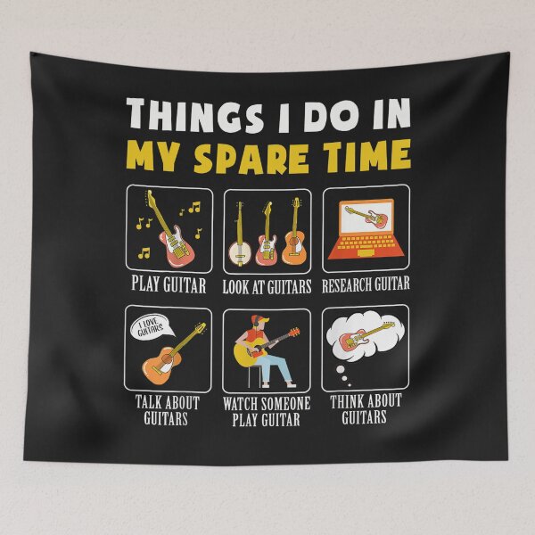 Item preview, Guitar Music Lover Things I Do In My Spare Time designed and sold by KuylerKnight.