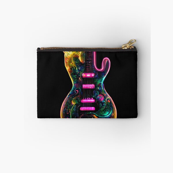 Item preview, Gfab Bfab Gen Ai FFab ABAI Surreal Trends Clothing Neon Electric guitar designed and sold by Surrealtrends.
