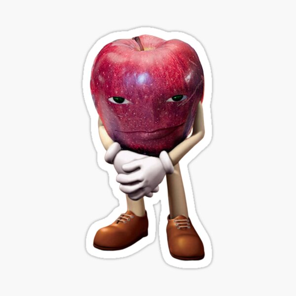 Standing Wapple, Apple With A Face / Wapple