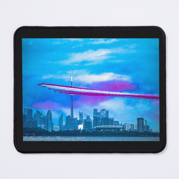 Item preview, RAF Red Arrows with Cn Tower designed and sold by Annariaart.