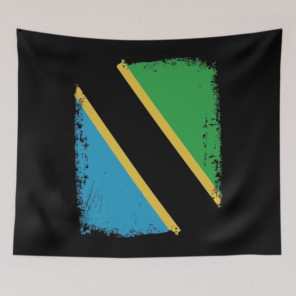 Item preview, Tanzania Flag Distressed designed and sold by rafaeltto.