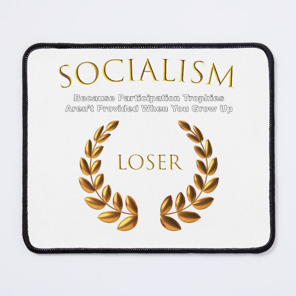 Item preview, Socialism: Participation Trophy designed and sold by The Levee Designs.