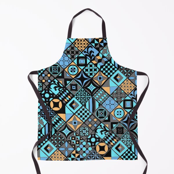 Item preview, Tropical Colored Tile Patterns 002 designed and sold by sunnthreads.