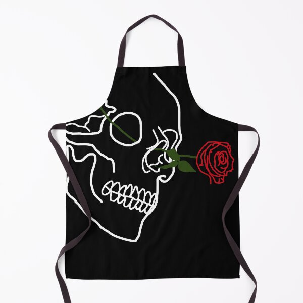 Aperçu de l'œuvre Dessin au trait crâne et roses (minimal) créée et vendue par DaganSays.